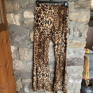 Stretchy cheetah pants